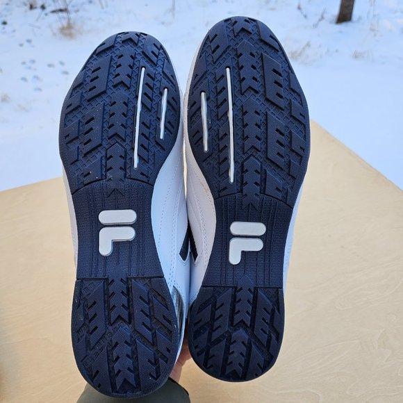 Fila Mens White Kalien T Motosport Lifestyle Casual And Fashion Sneakers Size 11 - Picture 13 of 13